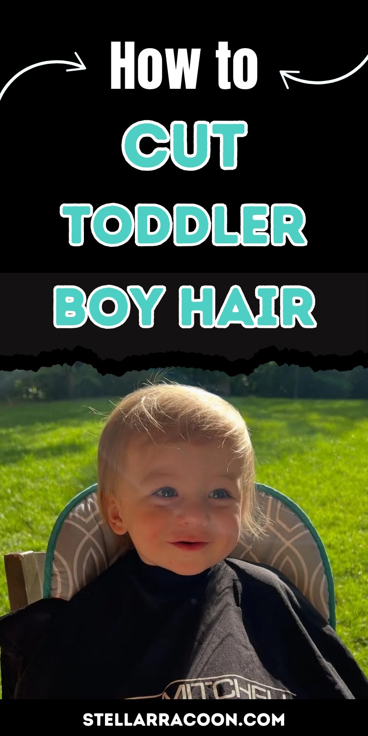 How To Cut a Toddler Boy's Hair At Home For Beginners