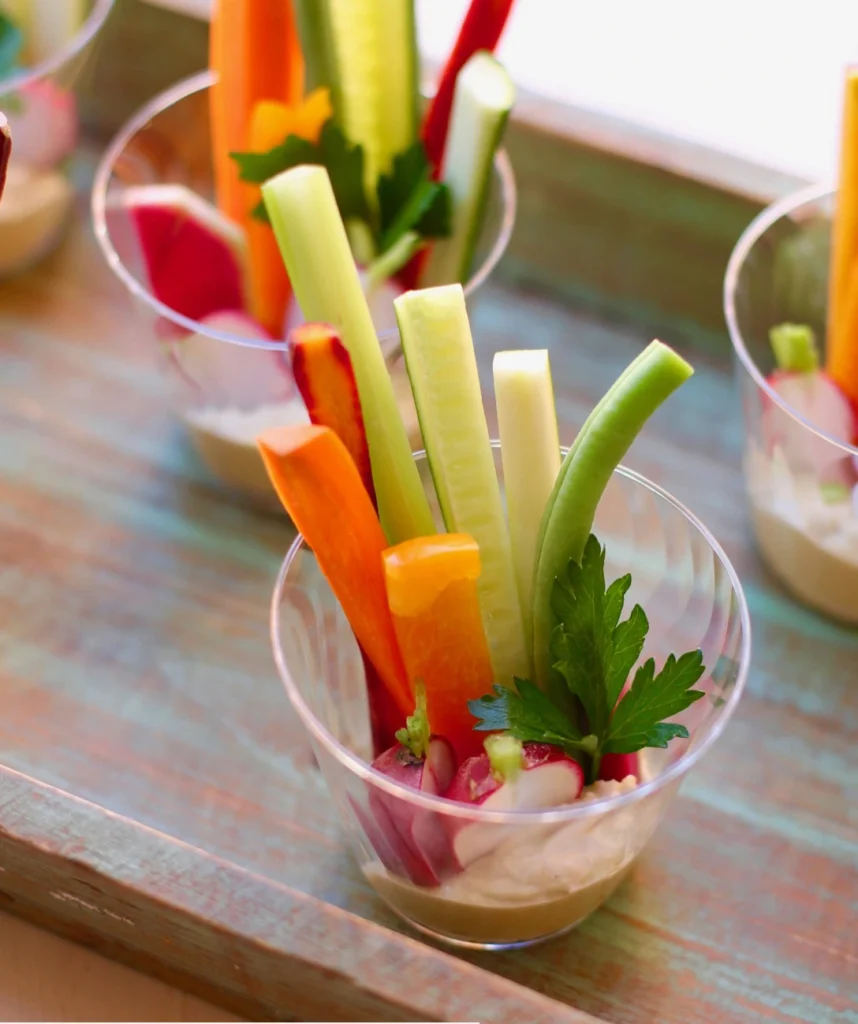 Hummus and Veggie Cups