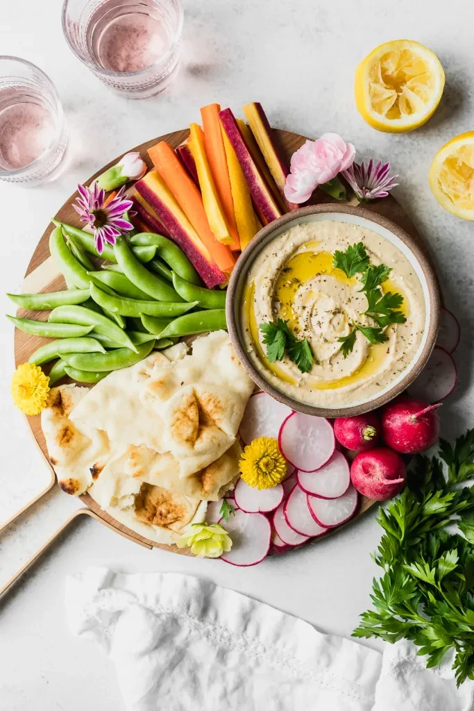 Hummus and Veggie Sticks