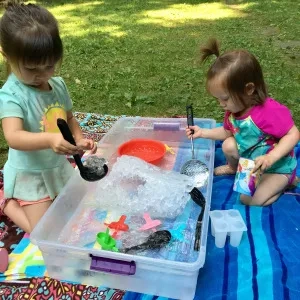 Ice Block Excavation Laboratory