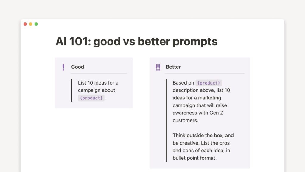 Idea Comparison