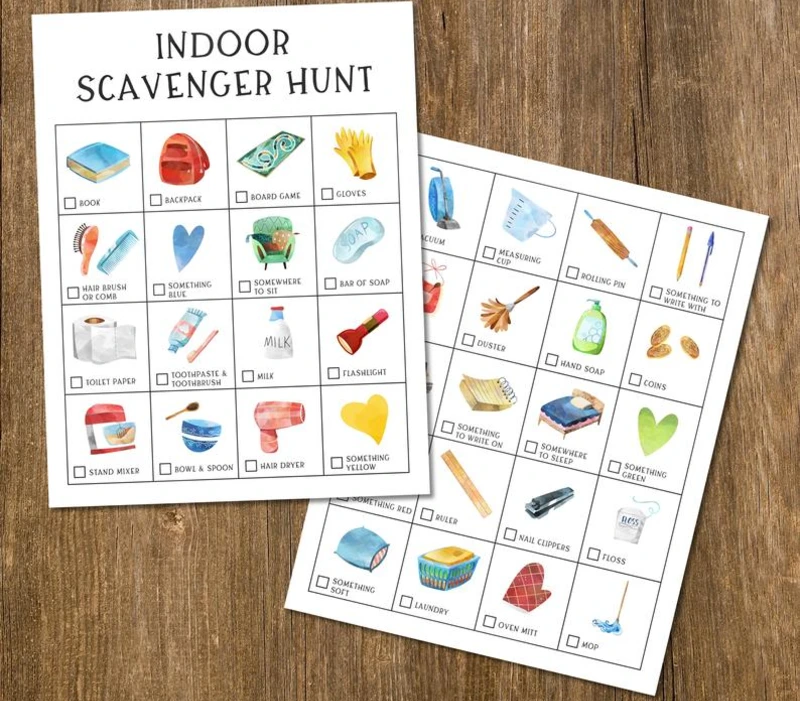 Indoor Scavenger Hunt