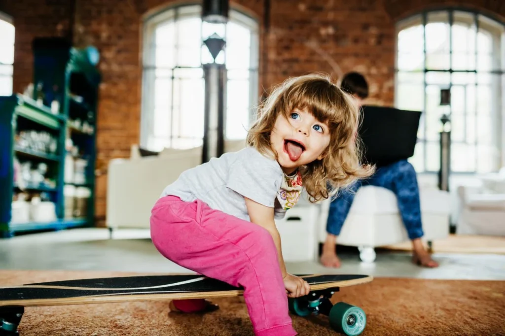 Indoor Skateboard Fun