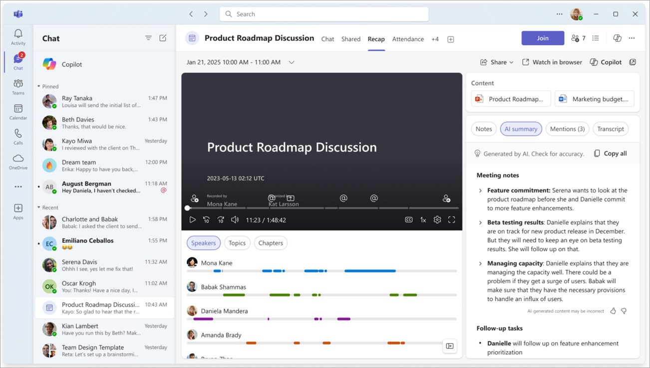 Instant Meeting Synthesis