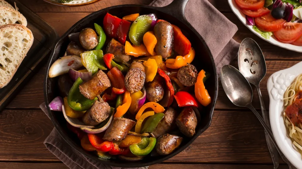 Italian Sausage and Peppers with Marinara