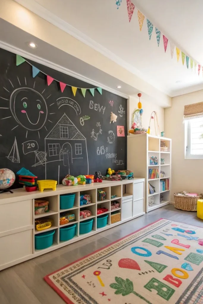 KALLAX and Chalkboard Creativity Hub