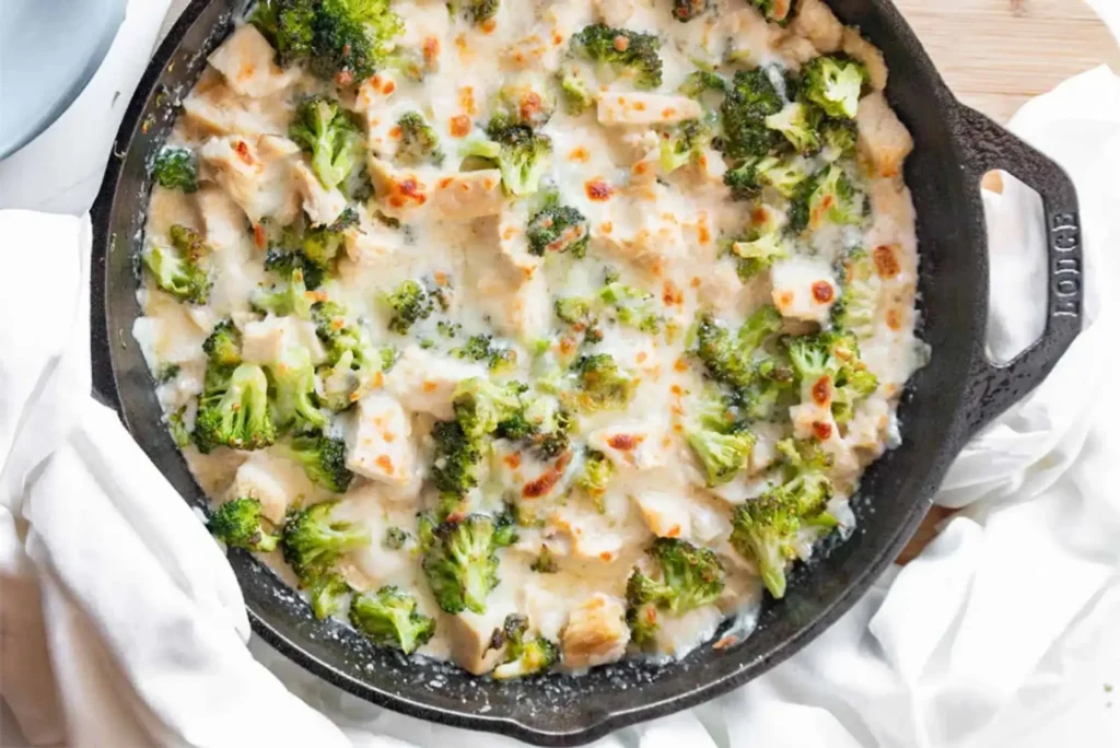 Keto Chicken and Broccoli Casserole