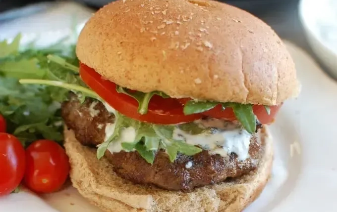 Lamb Quinoa Burgers