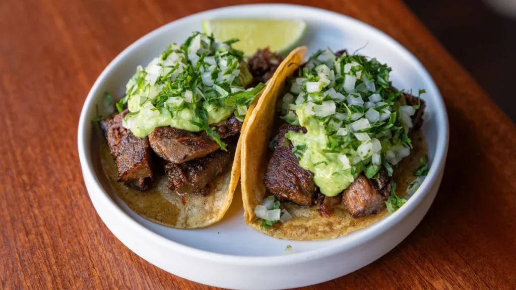 Lamb Tacos with Mint Yogurt Sauce