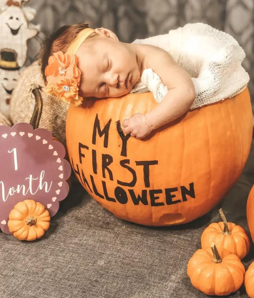 Large Carved-Out Pumpkin