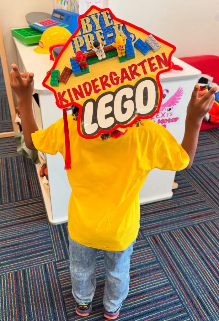 Lego Building Block Graduation Cap