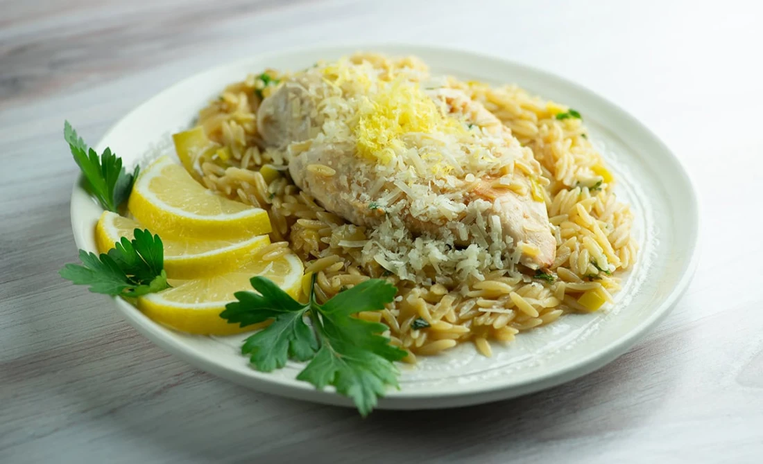Lemon Chicken Orzo Alternative