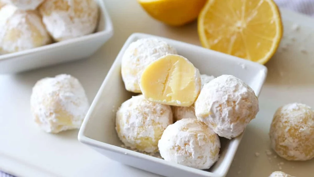 Lemon Coconut Truffles