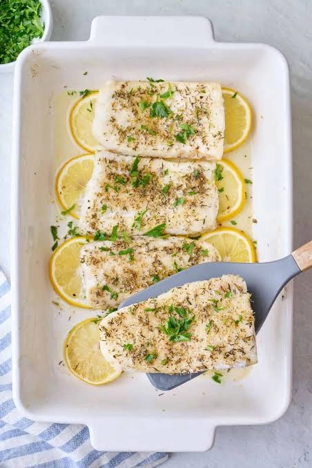 Lemon Herb Baked Cod