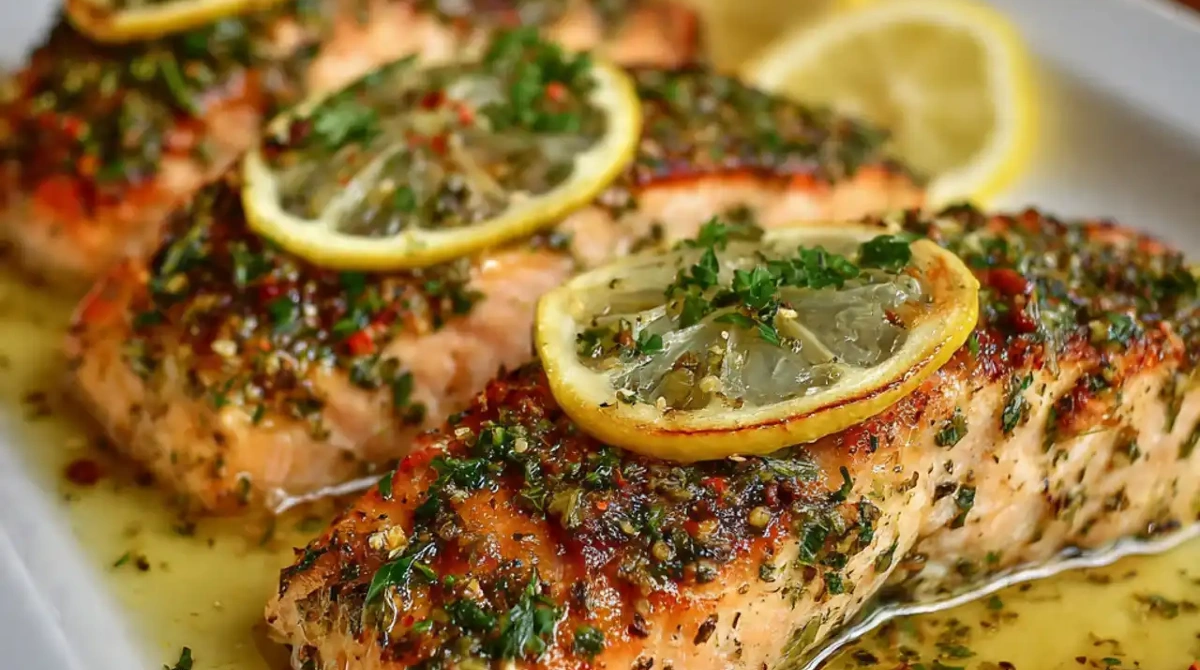 Lemon Herb Baked Salmon