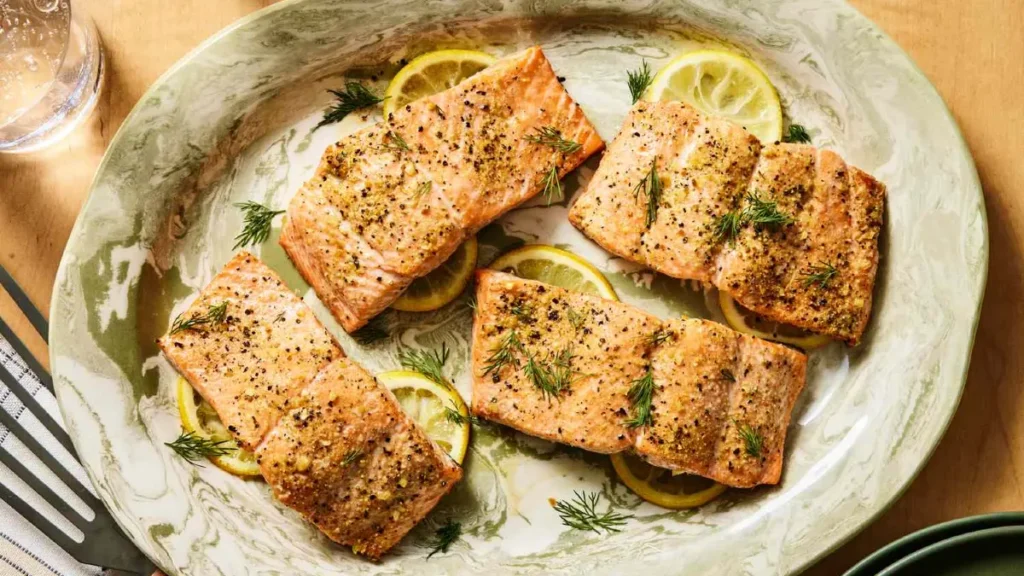 Lemon Herb Baked Salmon
