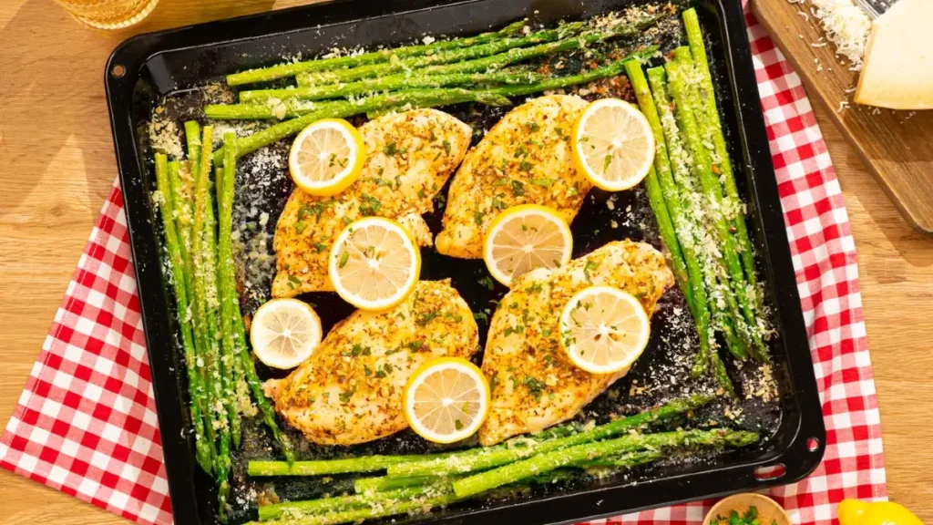 Lemon Herb Chicken and Asparagus