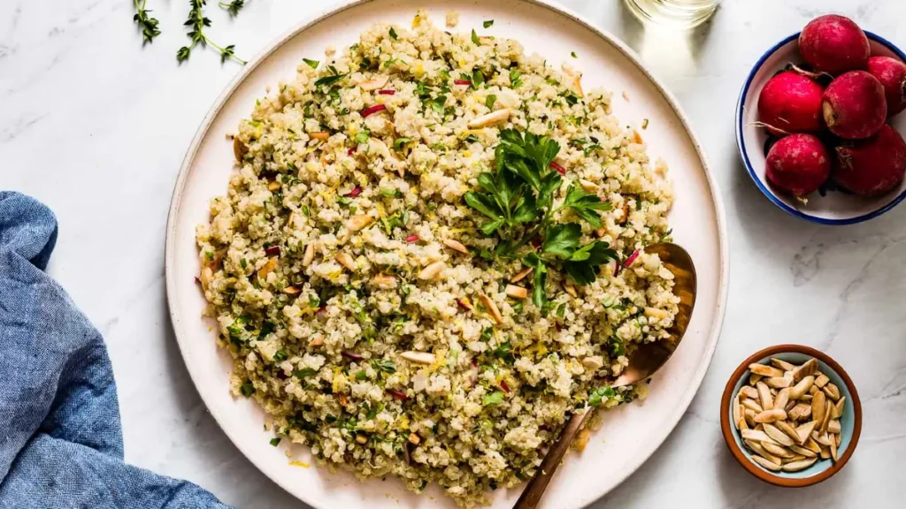 Lemon Herb Quinoa Veggie Toss