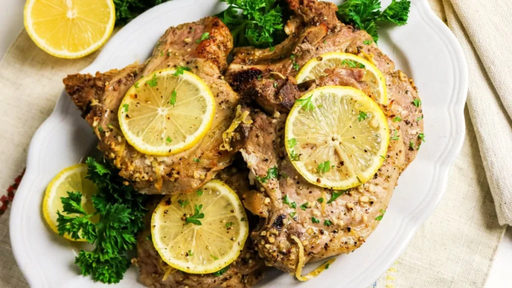 Lemon Pepper Pork Chops