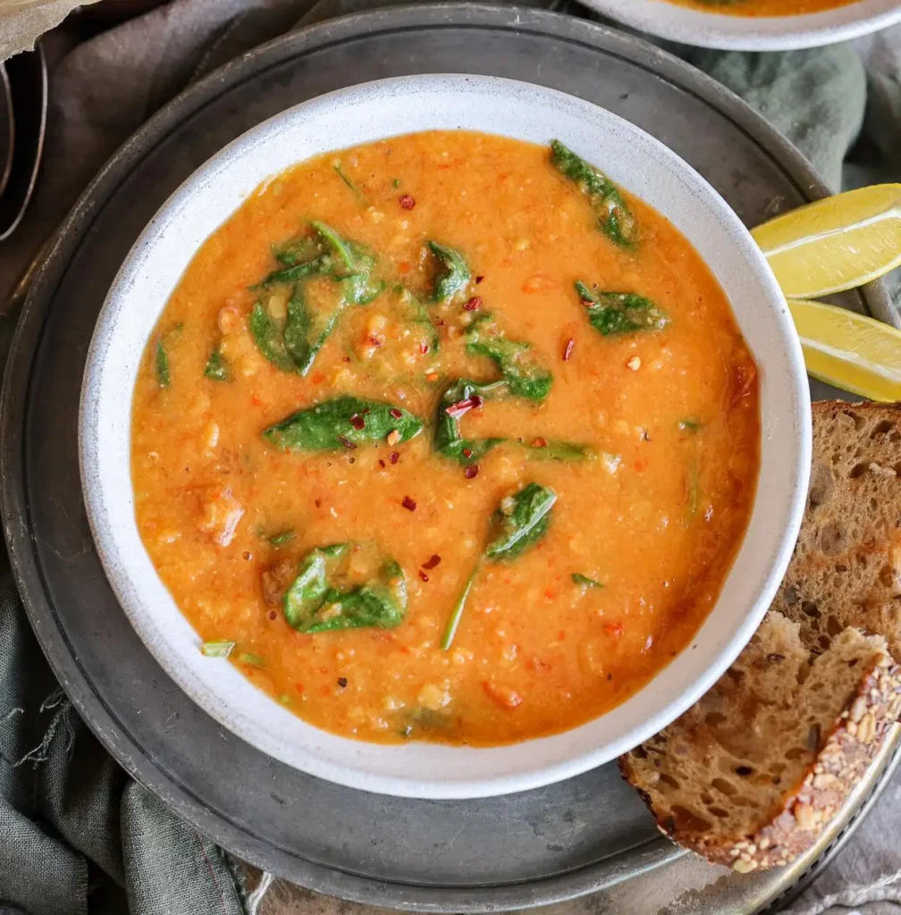Lentil Spinach Soup