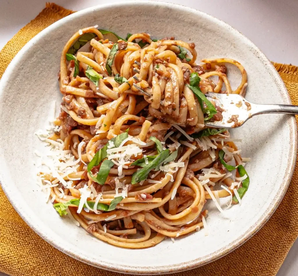 Lentil Walnut Bolognese