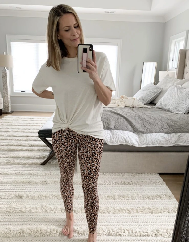 Leopard Leggings Lounge Look