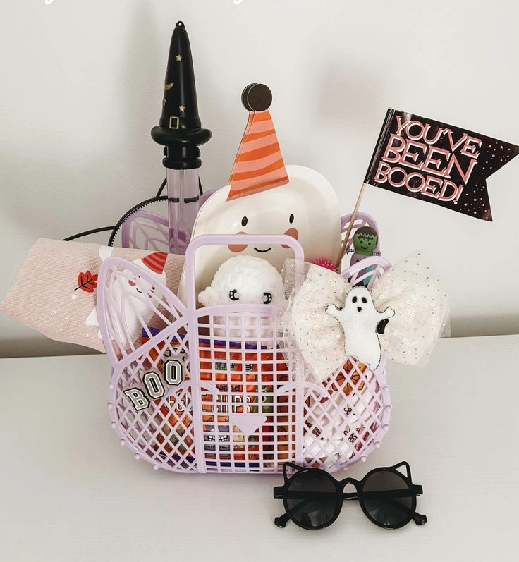 Lilac Jelly Bag Ghost Basket