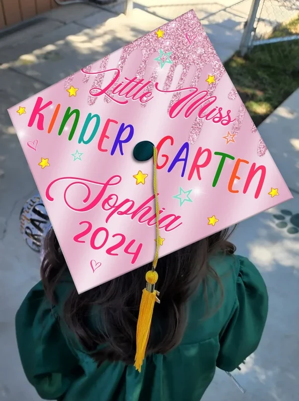 Little Miss Kindergarten Pink Cap