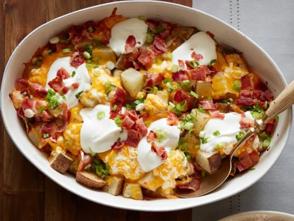 Loaded Baked Potato Breakfast Casserole