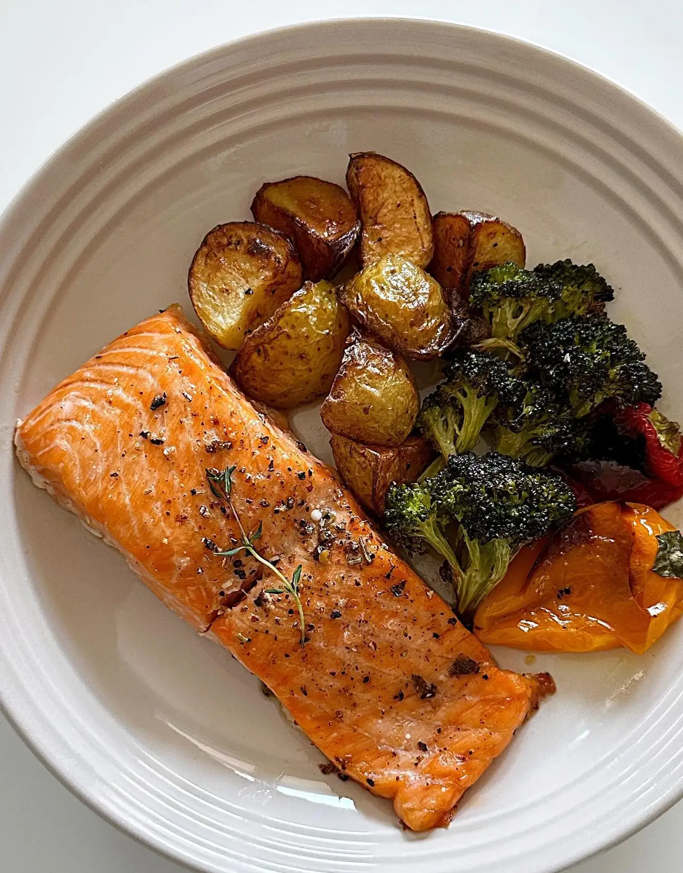 Maple Dijon Glazed Salmon