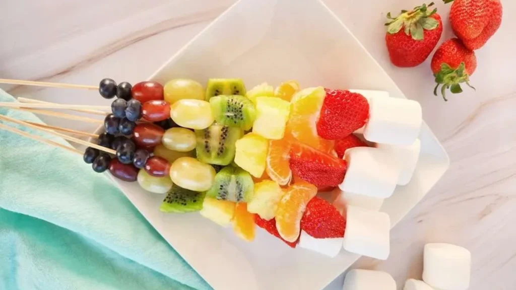 Marshmallow Fruit Skewers