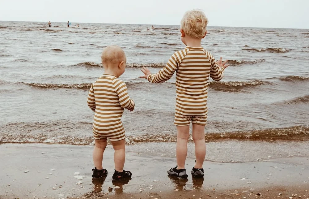 Matching Striped Beach Sets