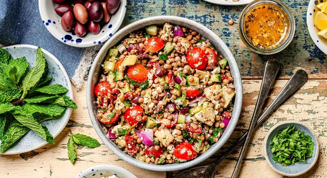 Mediterranean Lentil Bowl