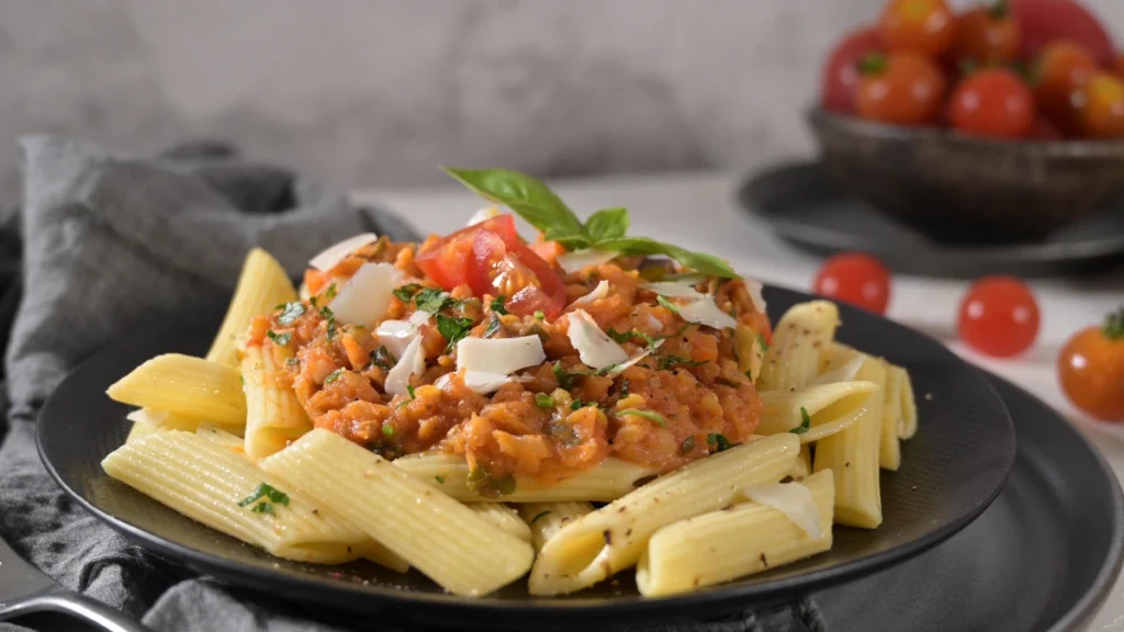 Mediterranean Lentil Pasta