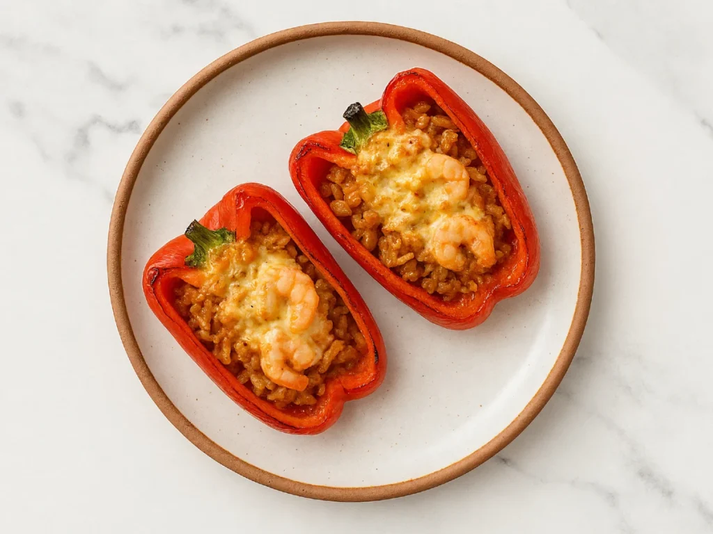 Mexican Street Corn Stuffed Peppers