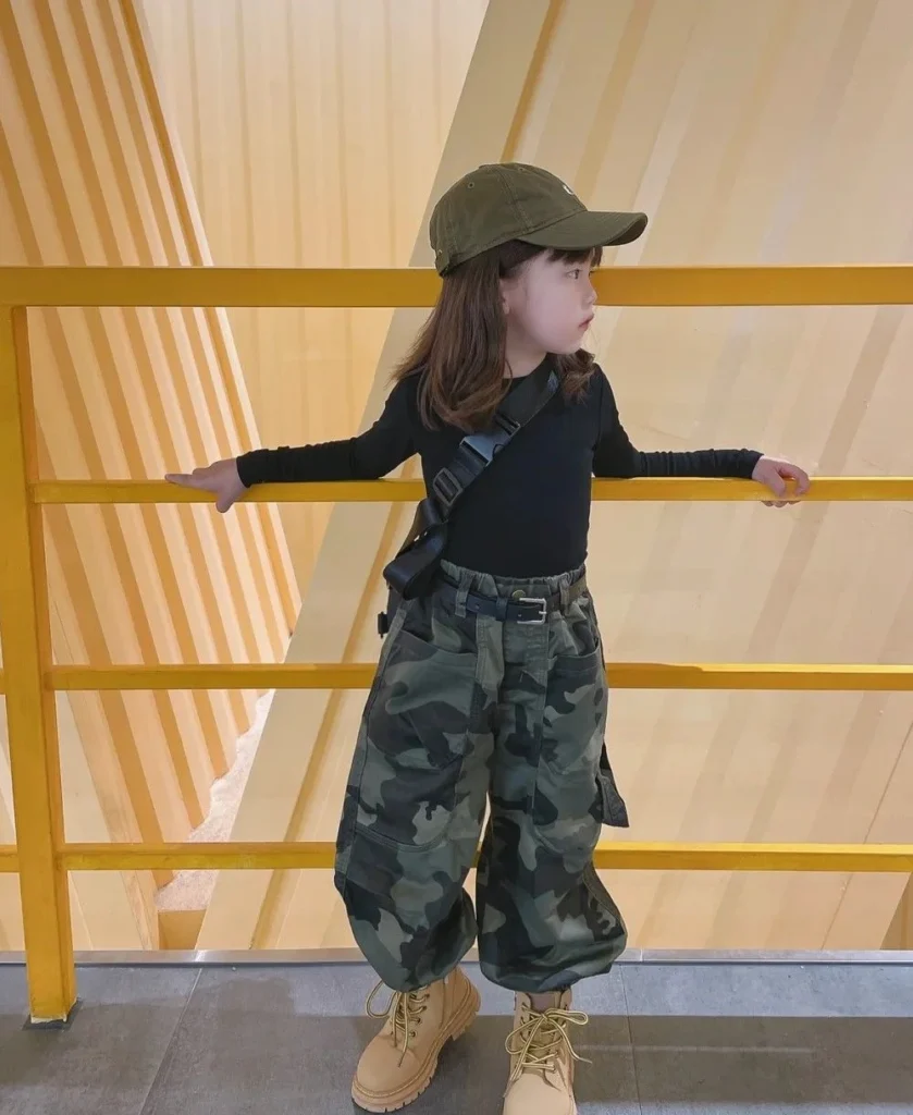 Military-Inspired Cargo Ensemble