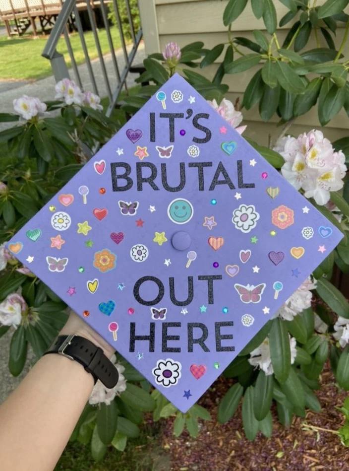 Millennial Slang Graduation Cap