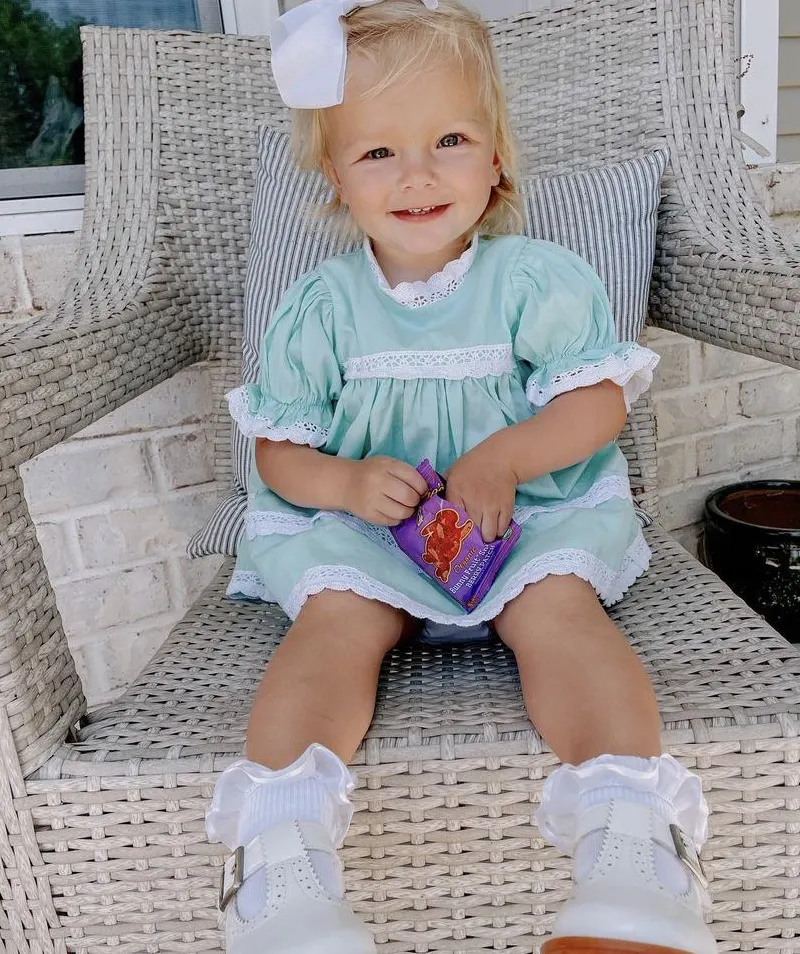 Mint Green Prairie Princess Dress