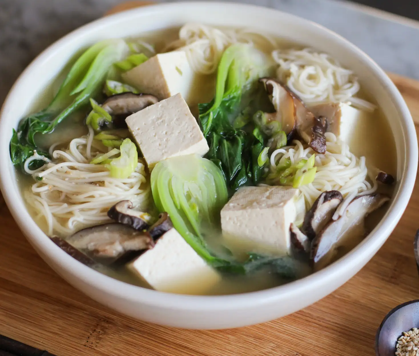 Miso Glazed Tofu with Bok Choy