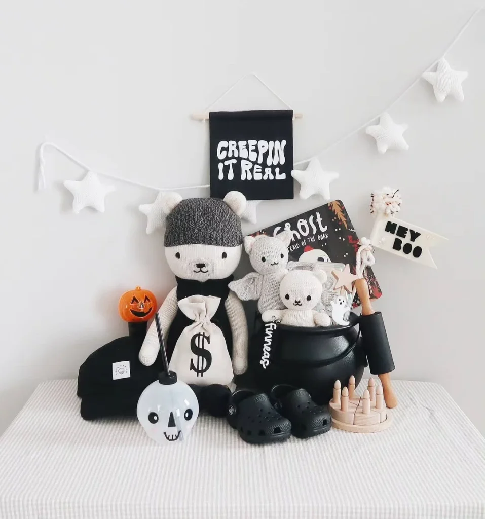 Monochrome Bandit Bear Cauldron