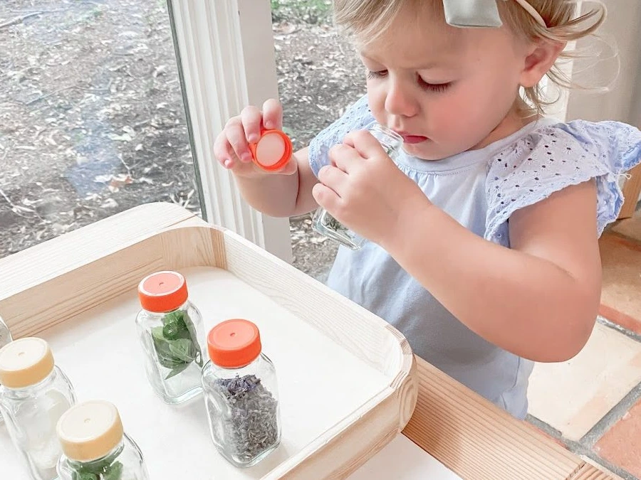 Montessori Smelling Bottles Activity