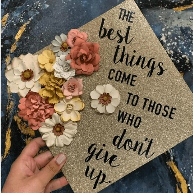 Motivational Gold Glitter Cap