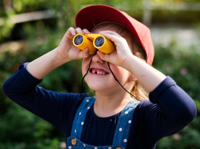 Nature Detective With Binoculars