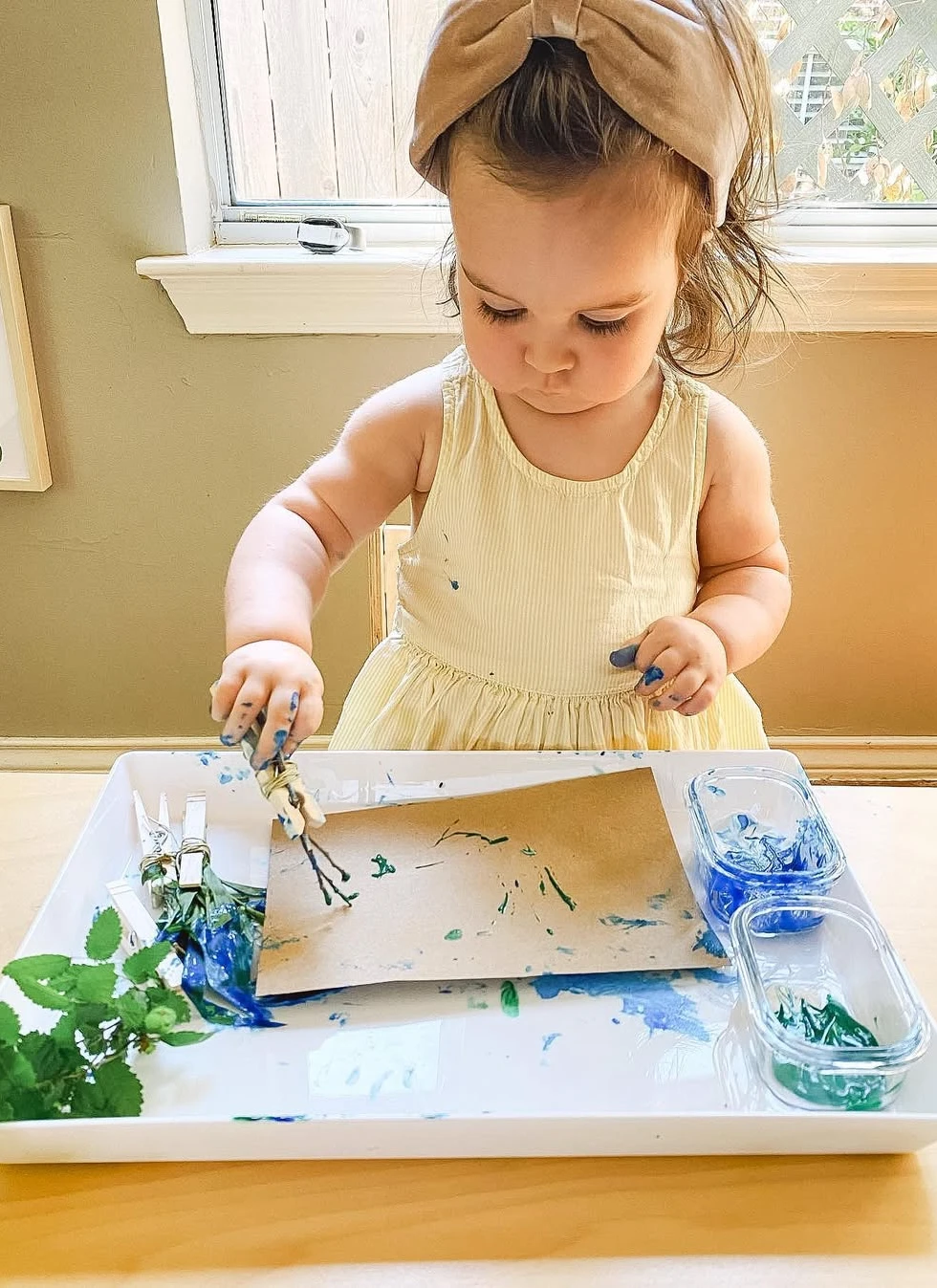 Nature Print Painting
