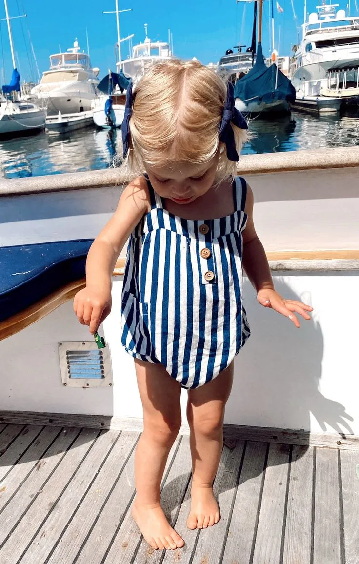 Nautical Stripes Romper