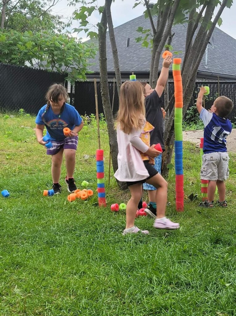 Neighborhood Cup Stacking