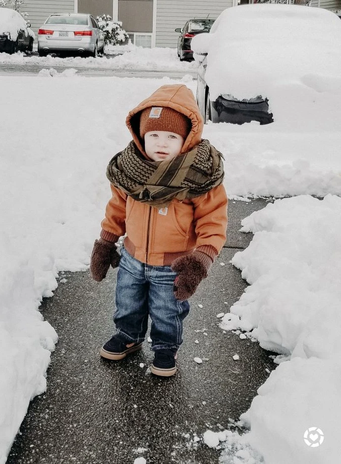 Neighborhood Snow Day Style