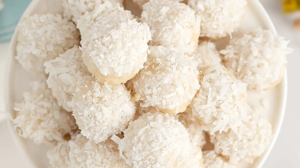 No-Bake Coconut Snowballs