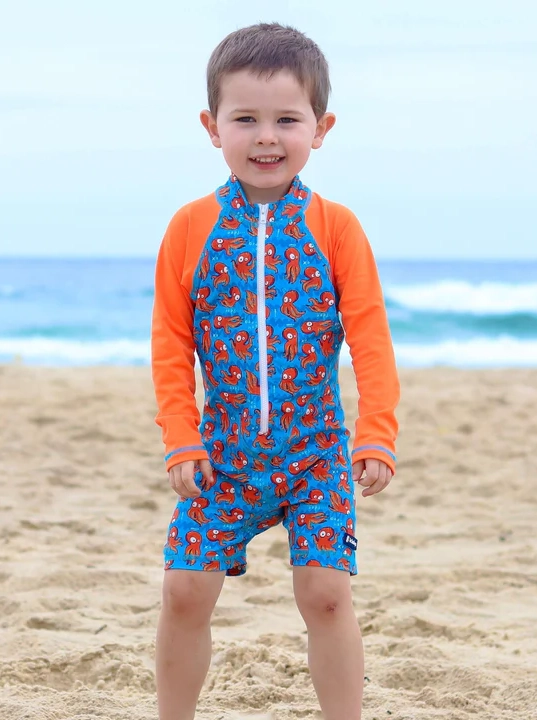 Octopus Adventure One-Piece Rash Guard