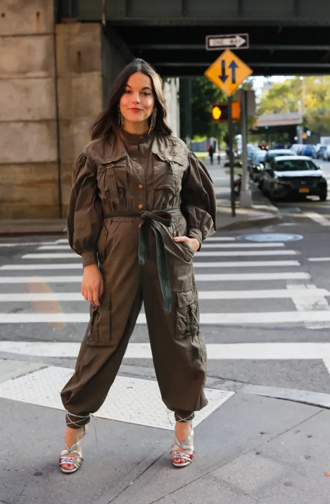 Olive Utility Jumpsuit
